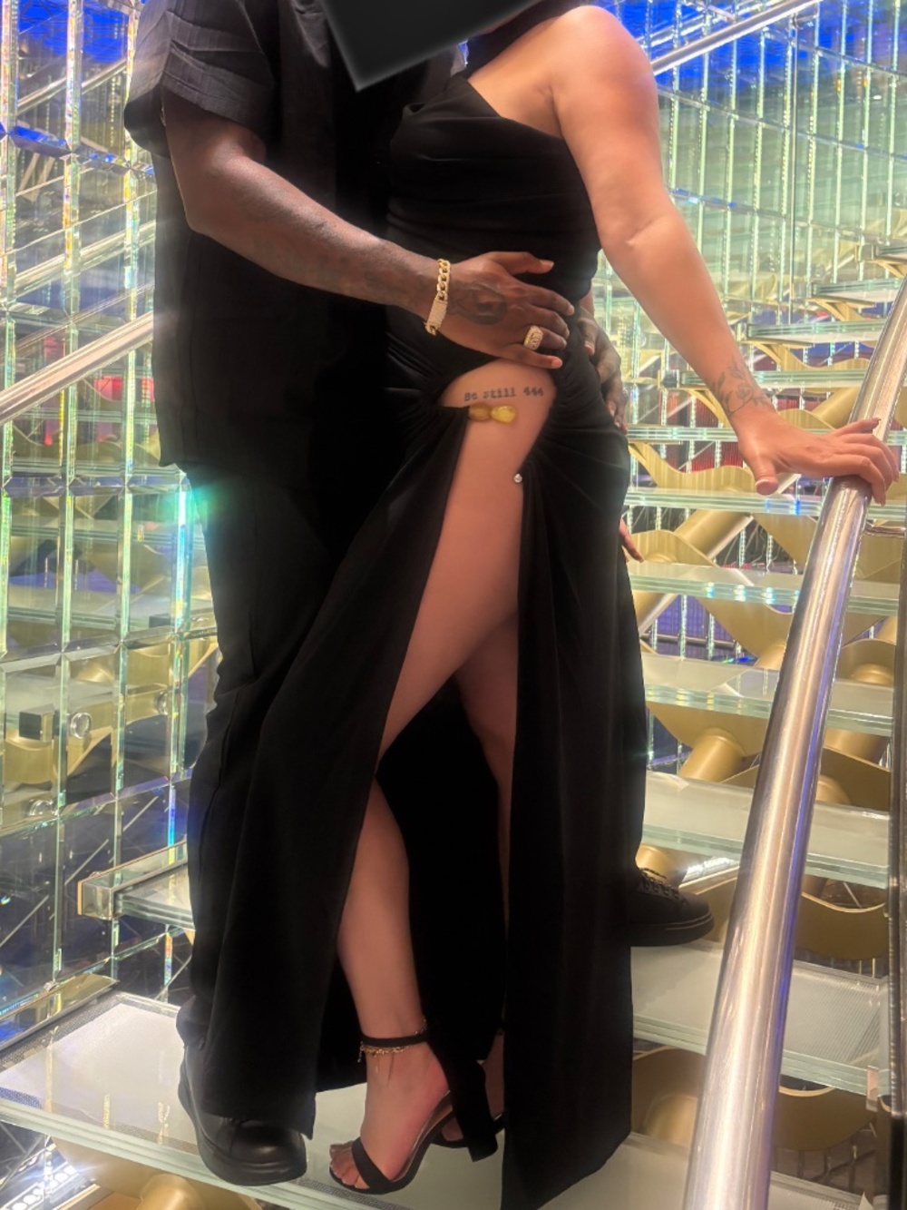 Fashion Nova high slit maxi dress